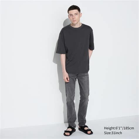 uniqlo slim fit t shirt|uniqlo slim fit selvedge jeans.